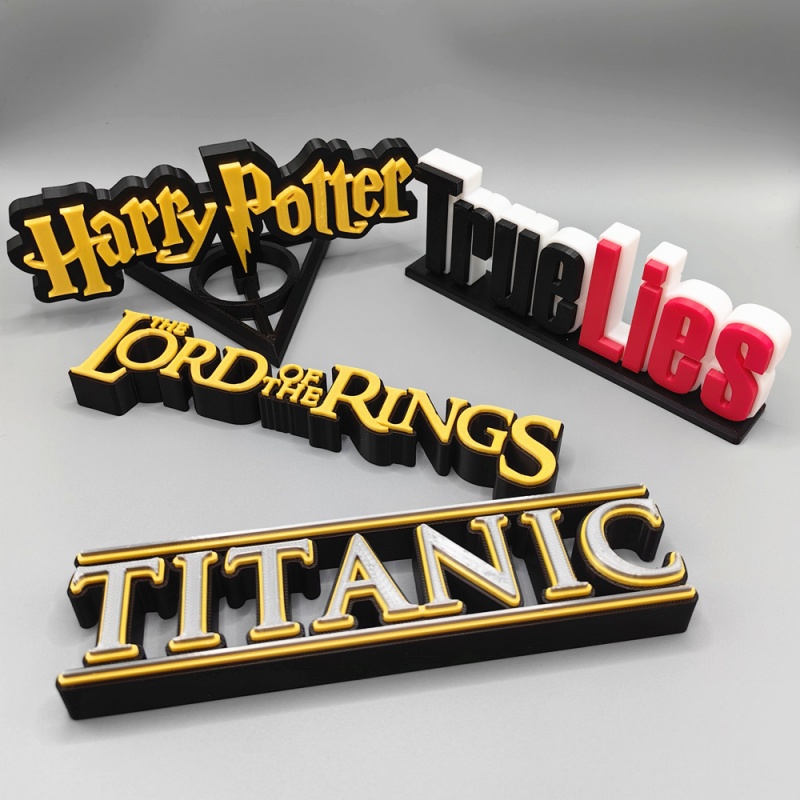 Science Exhibition Models - Classic Mo vie Title 3d Logo