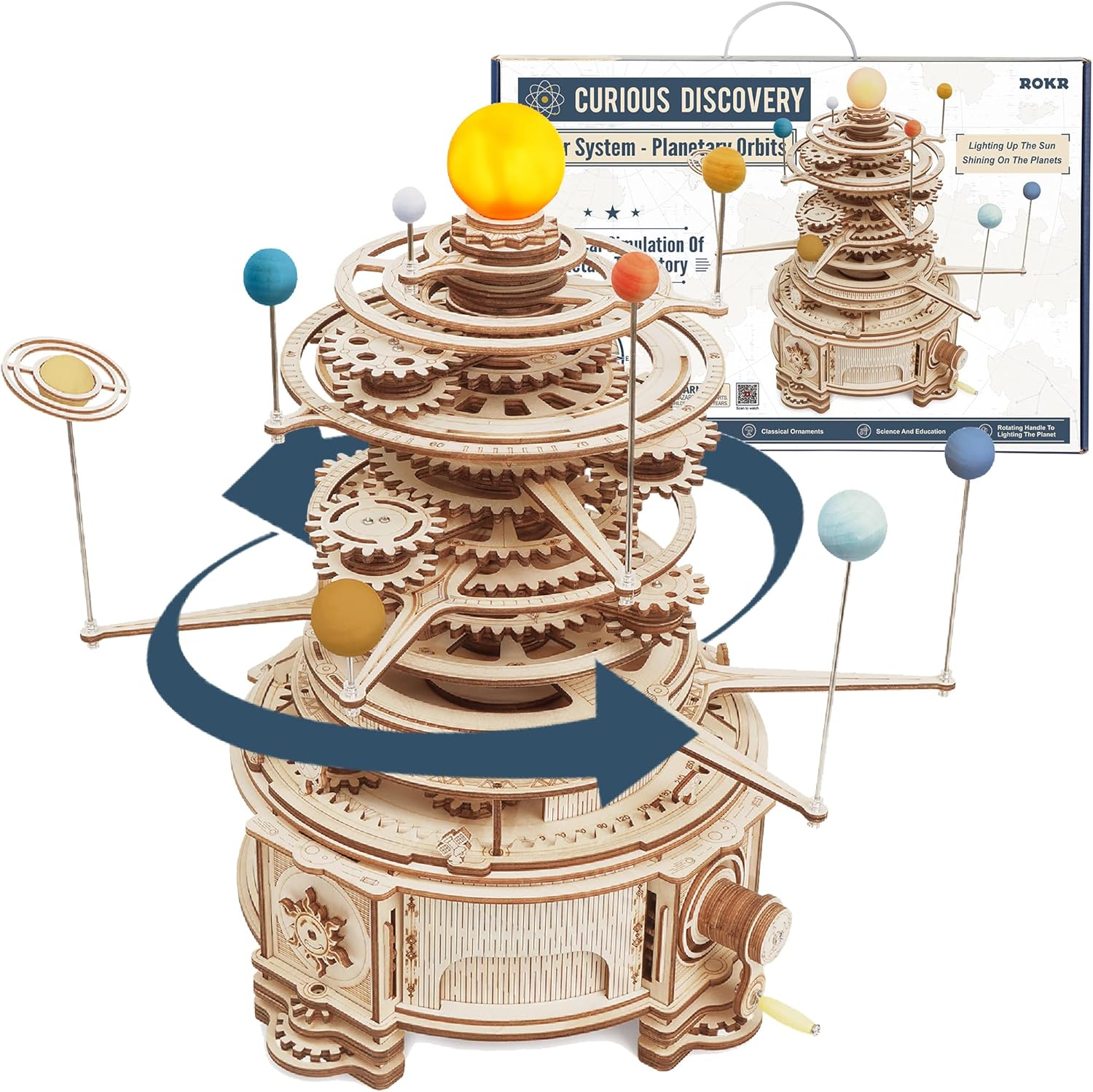 3D Wooden Puzzles for Adults-O – Solar System Orrery Bewertung und Preis