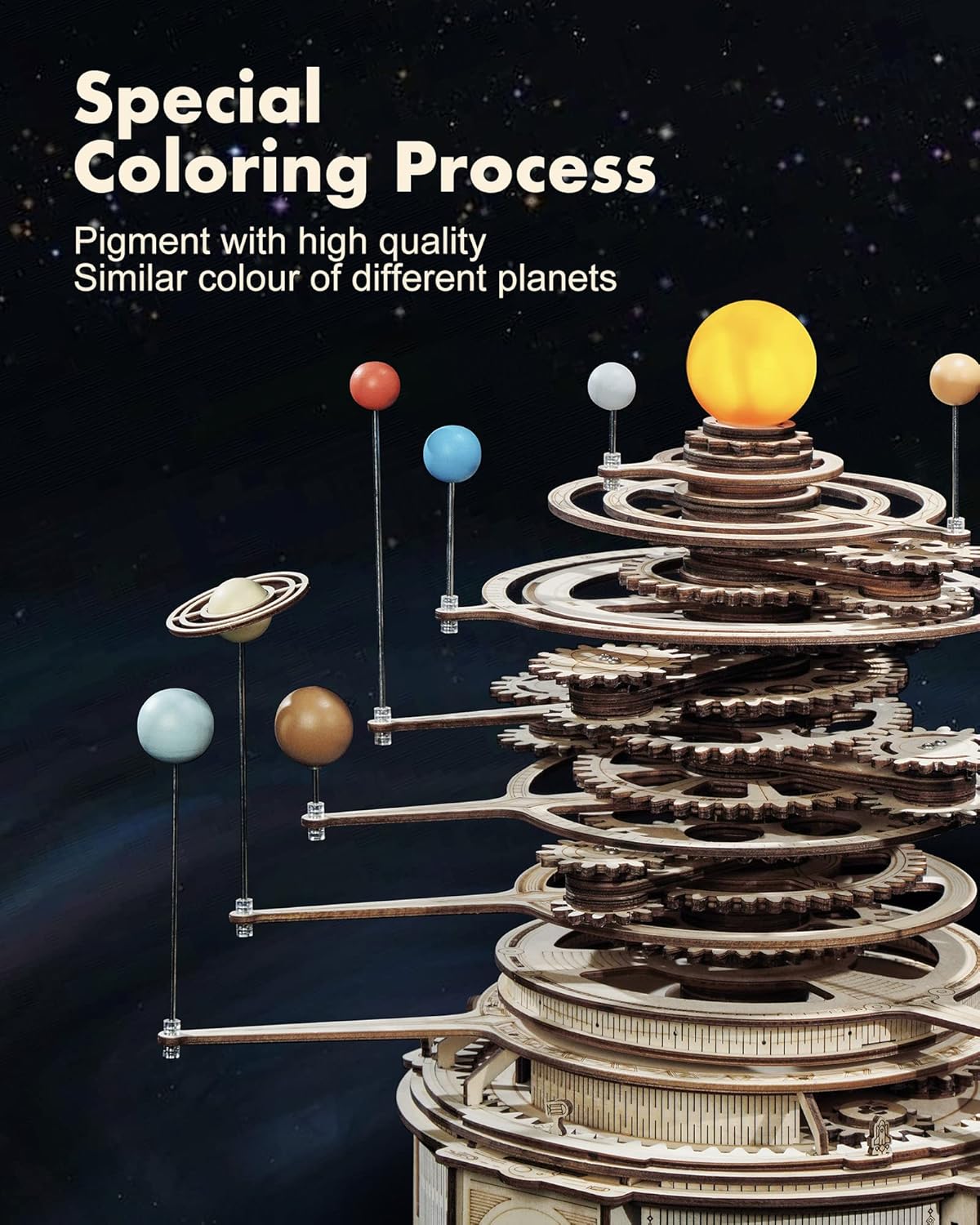 3D Wooden Puzzles for Adults-O – Solar System Orrery Bewertung und Preis