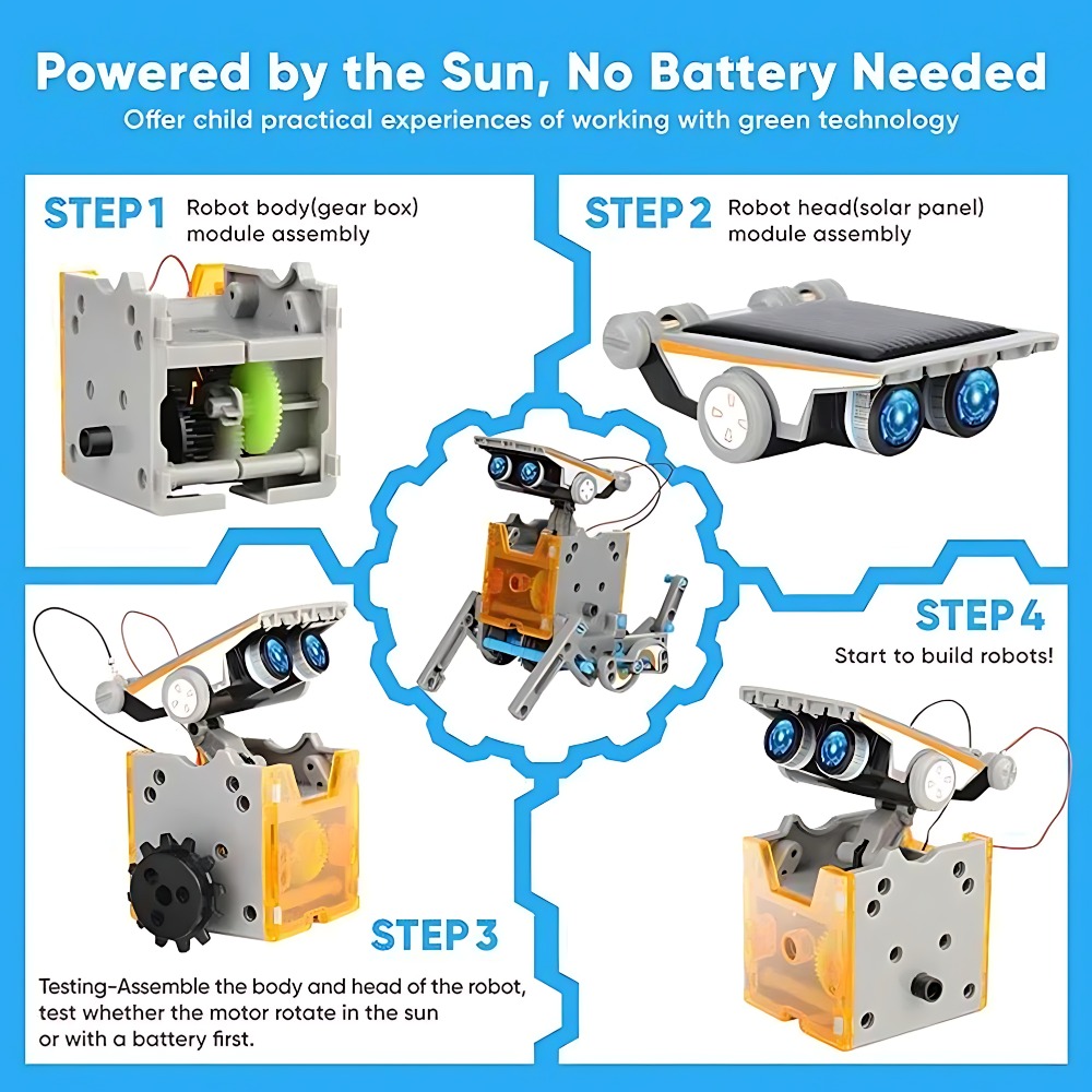 Solar Robot Building Blocks 12 – Science Robot Bewertung und Preis