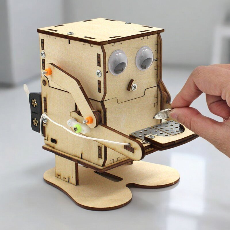 Wooden Assemble DIY Robot Eati – Science Robot Bewertung und Preis