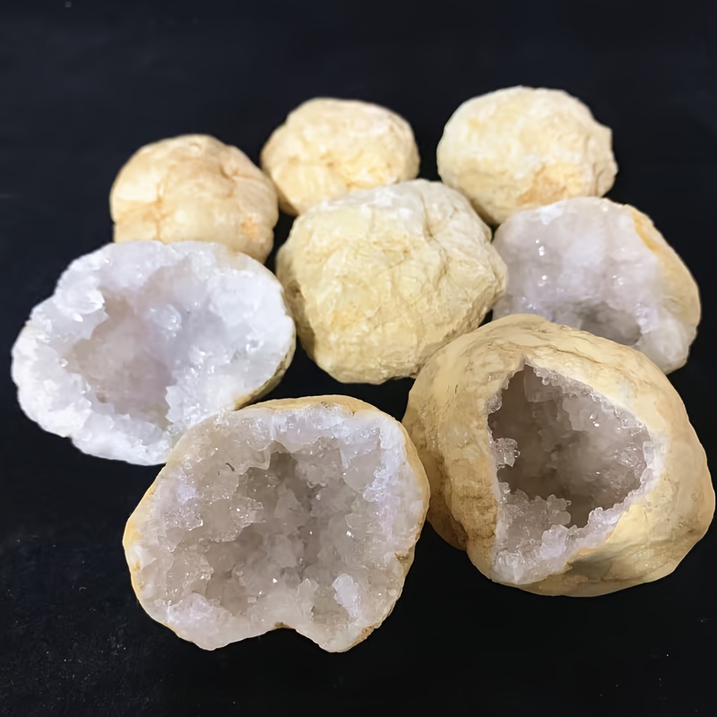 10pcs Natural Quartz Geode Egg – Geode Crystal Break Bewertung und Preis