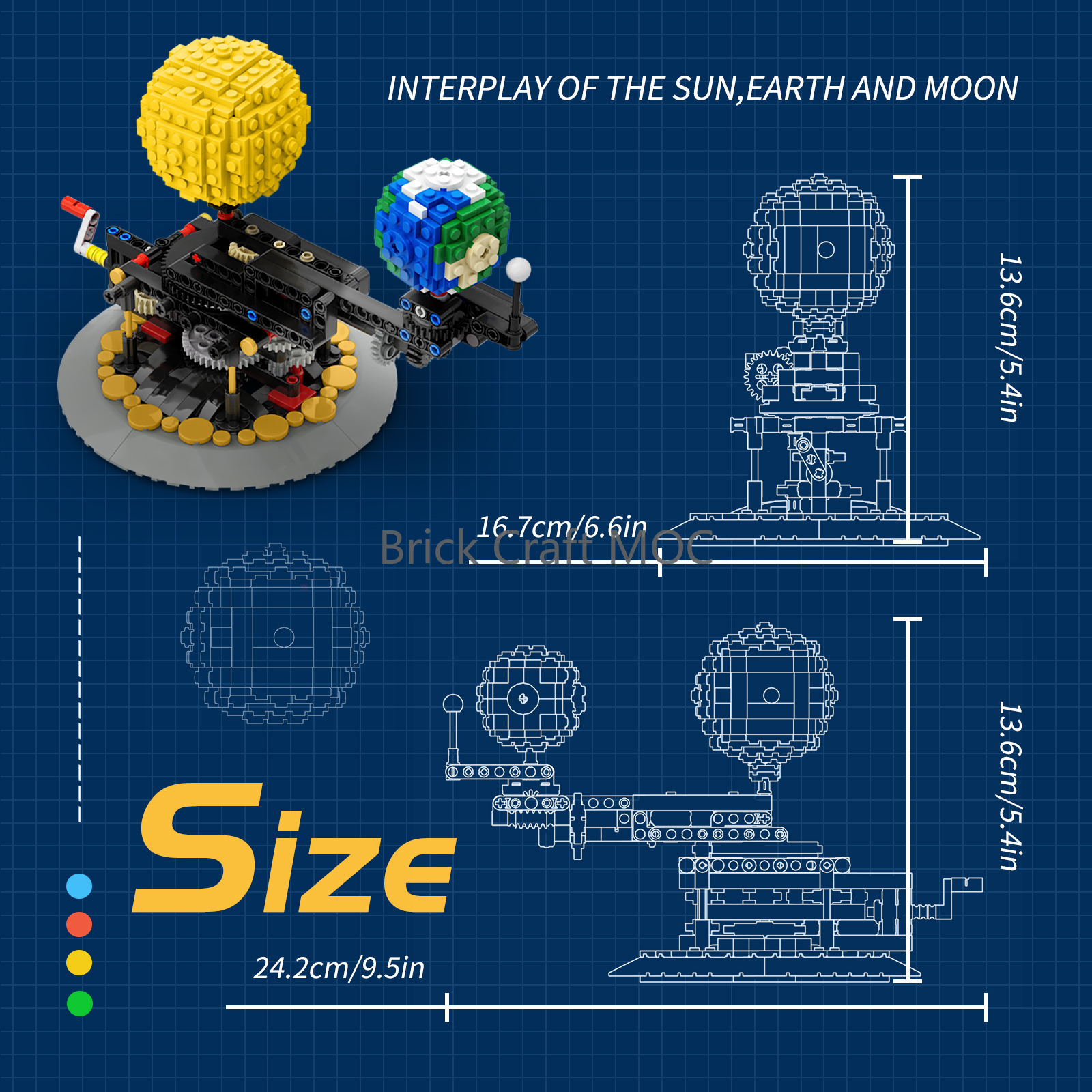 MOC Sun Earth Moon Orrery Buil – Solar System Orrery Bewertung und Preis