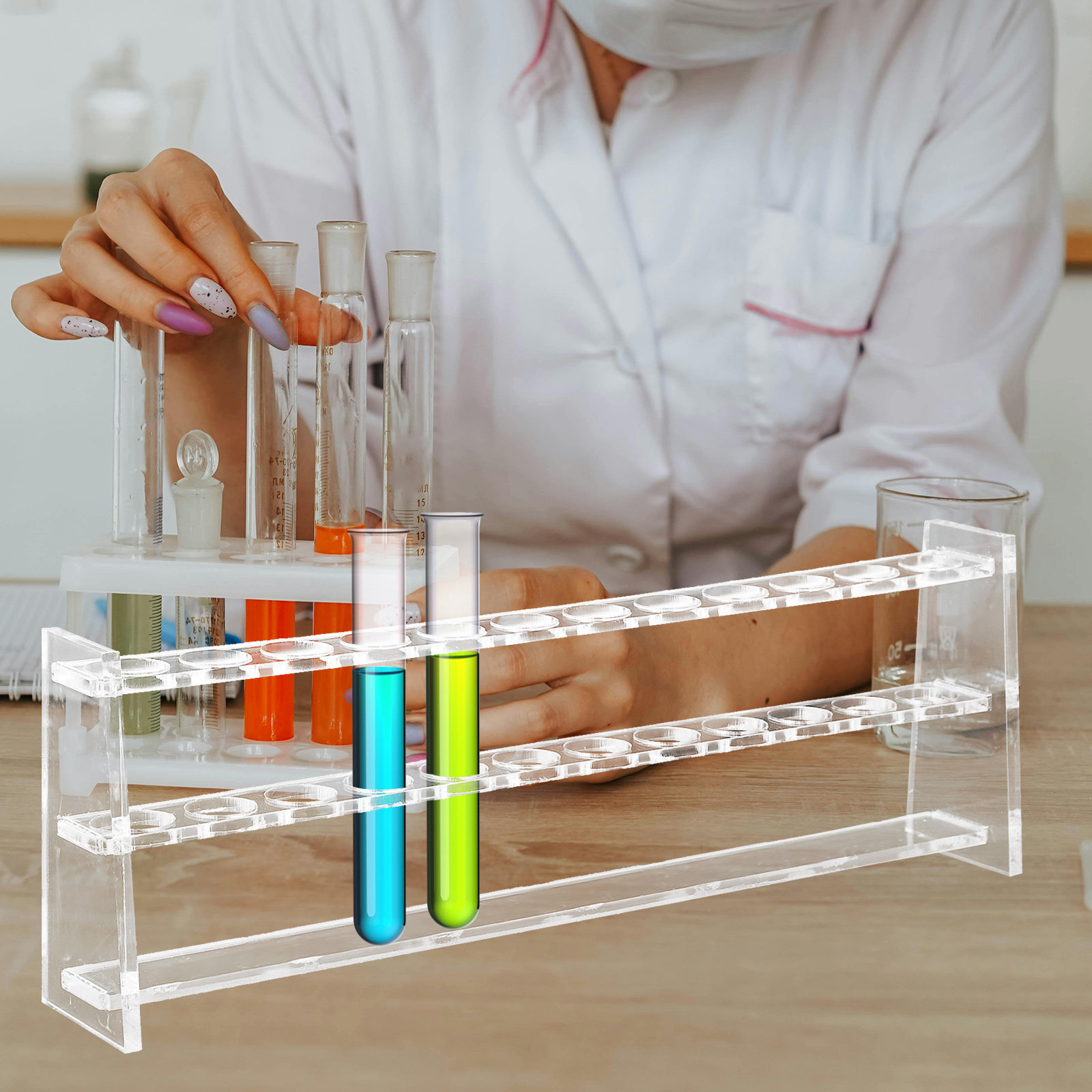 Test Tube Rack Acrylic Transpa – Science Experiment Bewertung und Preis