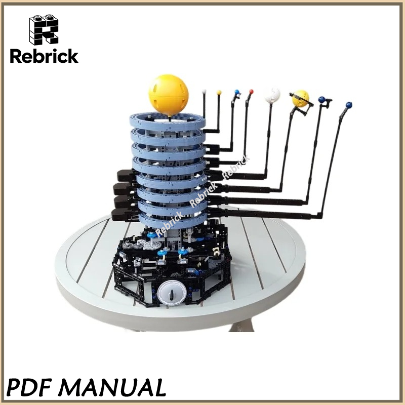 Exquisite MOC Construction Bri – Solar System Orrery Bewertung und Preis