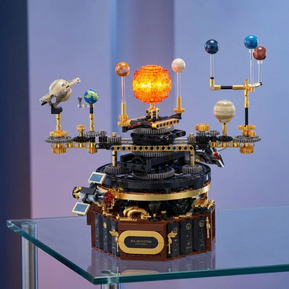 1098pcs Technical Solar System – Solar System Orrery Bewertung und Preis