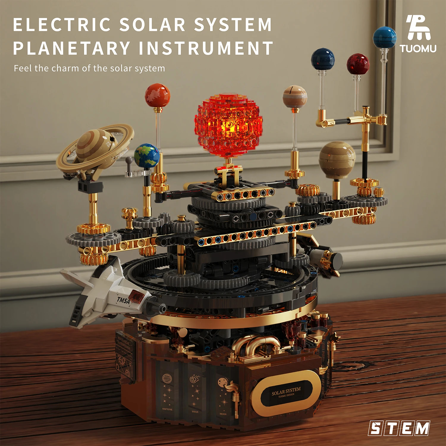 1098pcs Technical Solar System – Solar System Orrery Bewertung und Preis