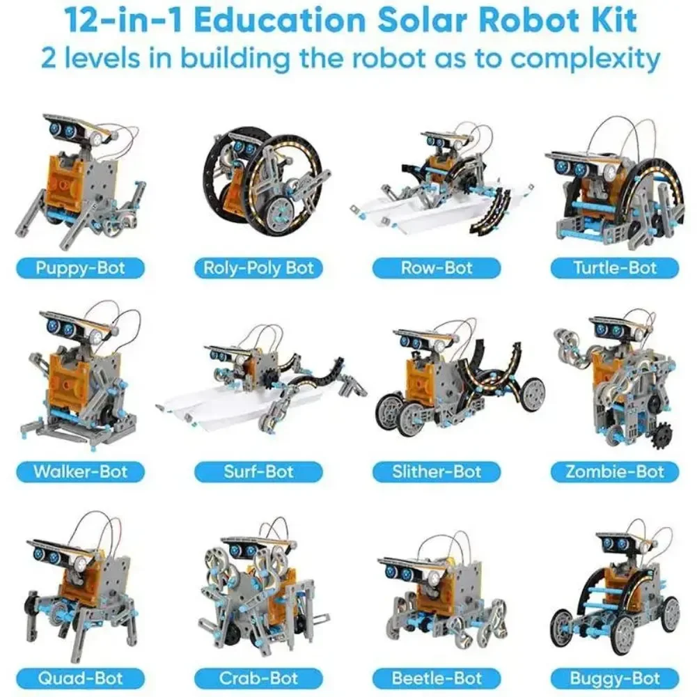 13 in 1 Solar Powered Robot Sc – Science Robot Bewertung und Preis
